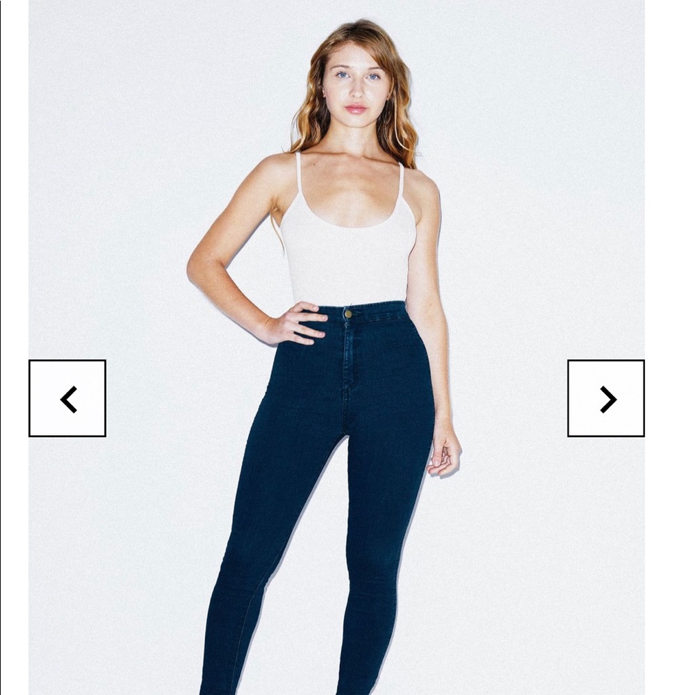American Apparel High Wasted Jeans